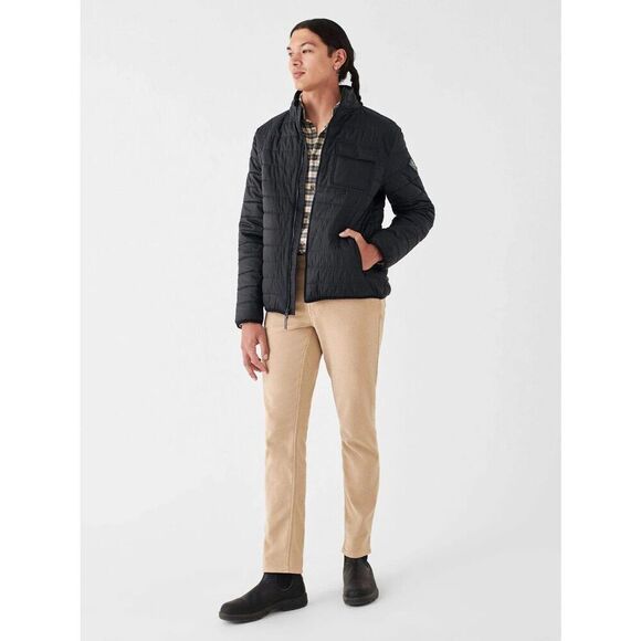 Faherty Size XL Brand Atmosphere Full Zip Black Jacket Men Used - Picture 1 of 9